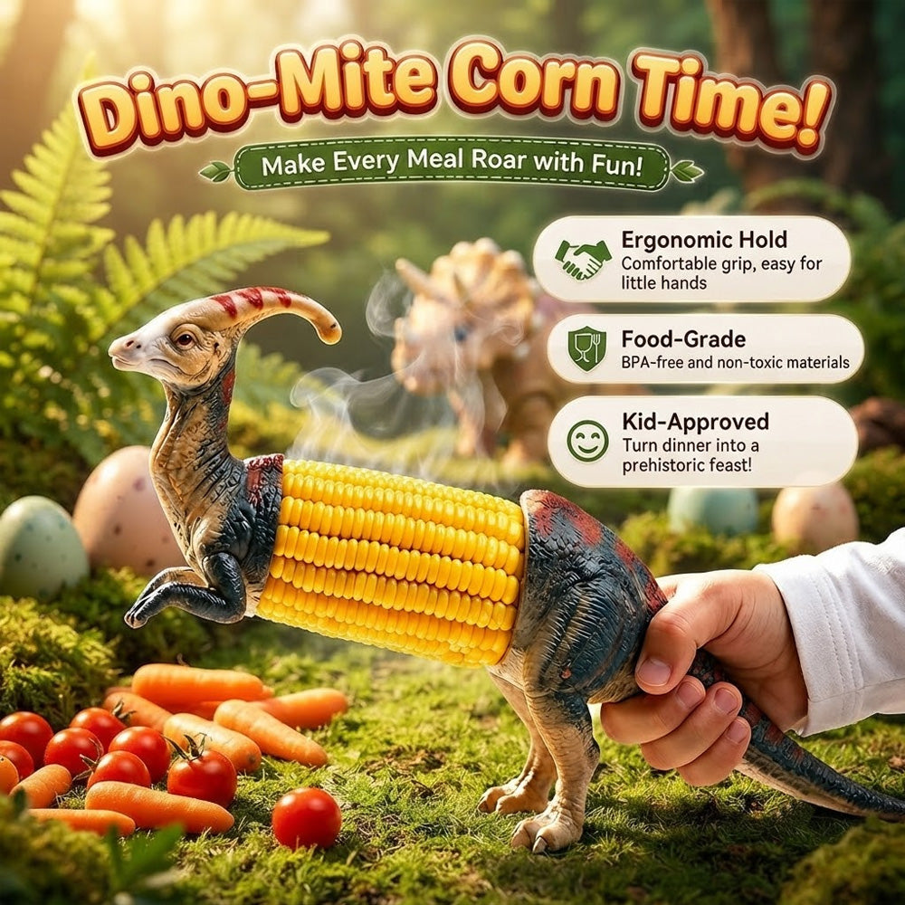 Dinosaur Corn Cob Holders – T-Rex BBQ Fun Tool