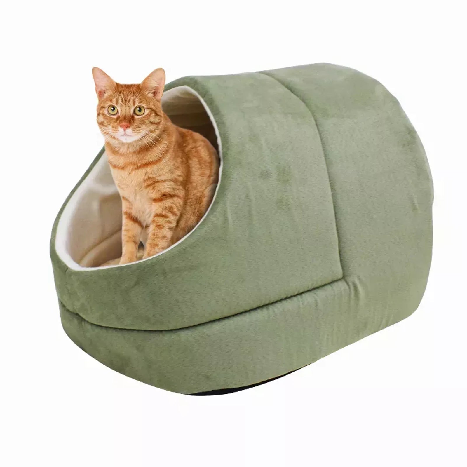 GOOPAWS Warming Cat Cave Bed for Indoor Cats | Cozy Cat Bed | Morvillo