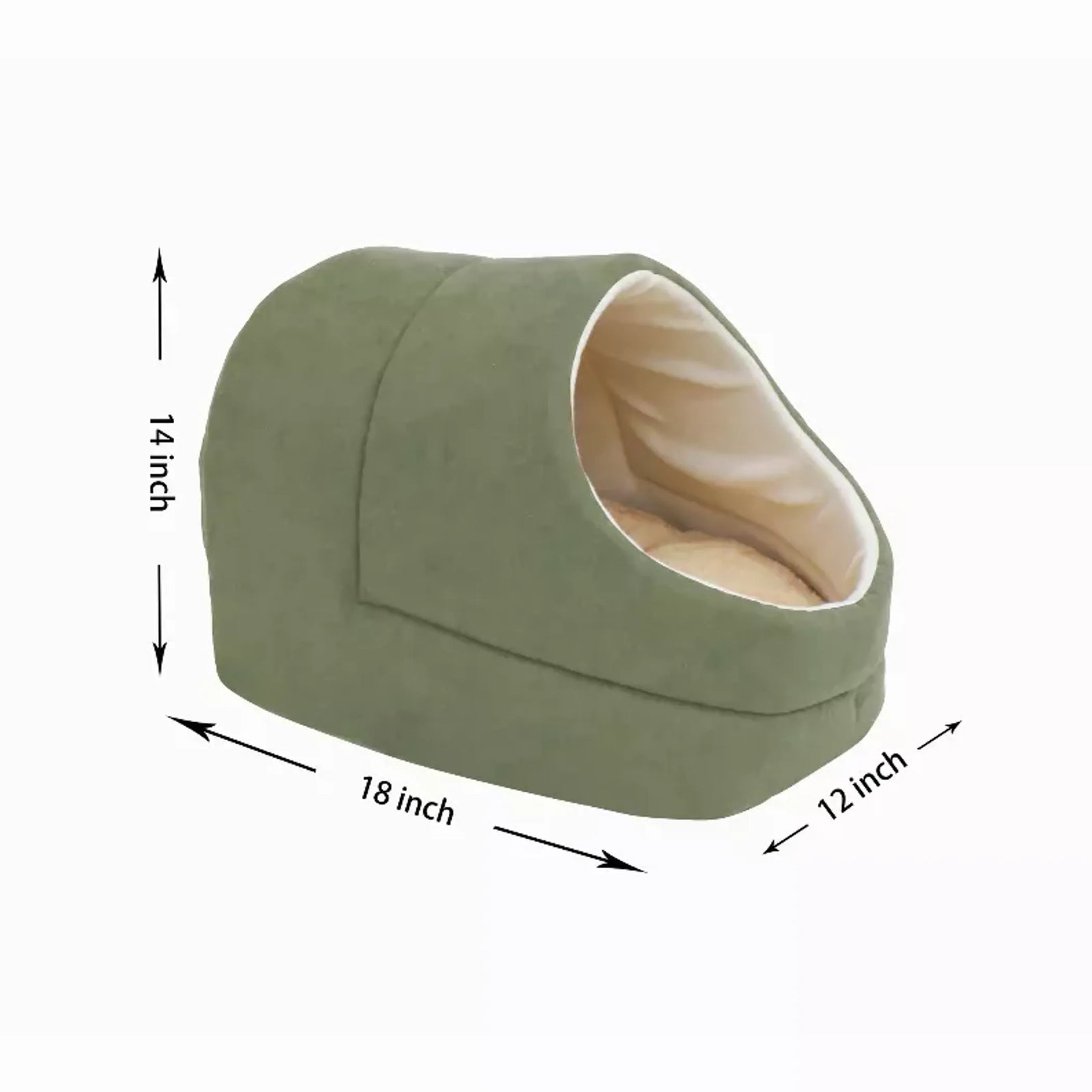 GOOPAWS Warming Cat Cave Bed for Indoor Cats | Cozy Cat Bed | Morvillo