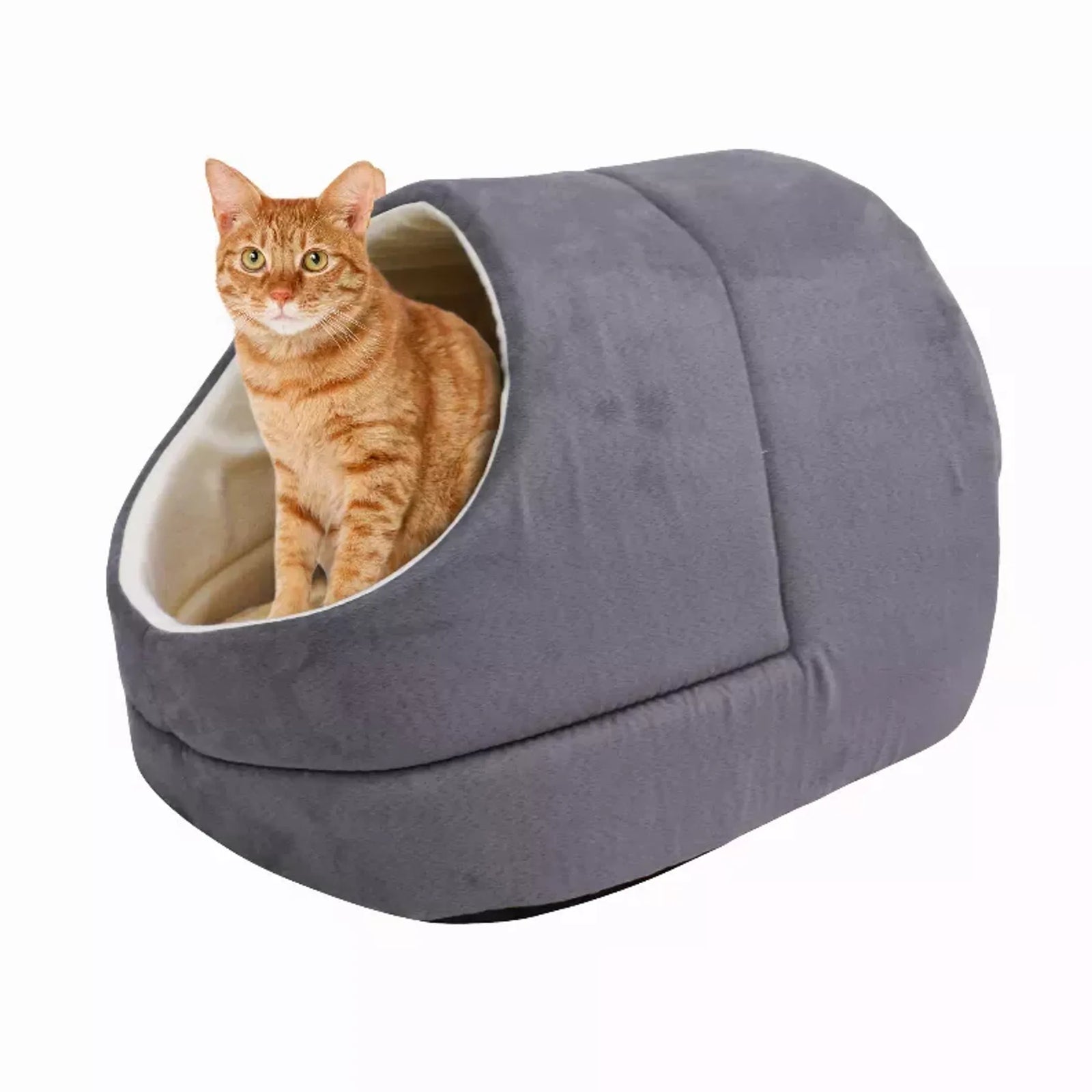 GOOPAWS Warming Cat Cave Bed for Indoor Cats | Cozy Cat Bed | Morvillo