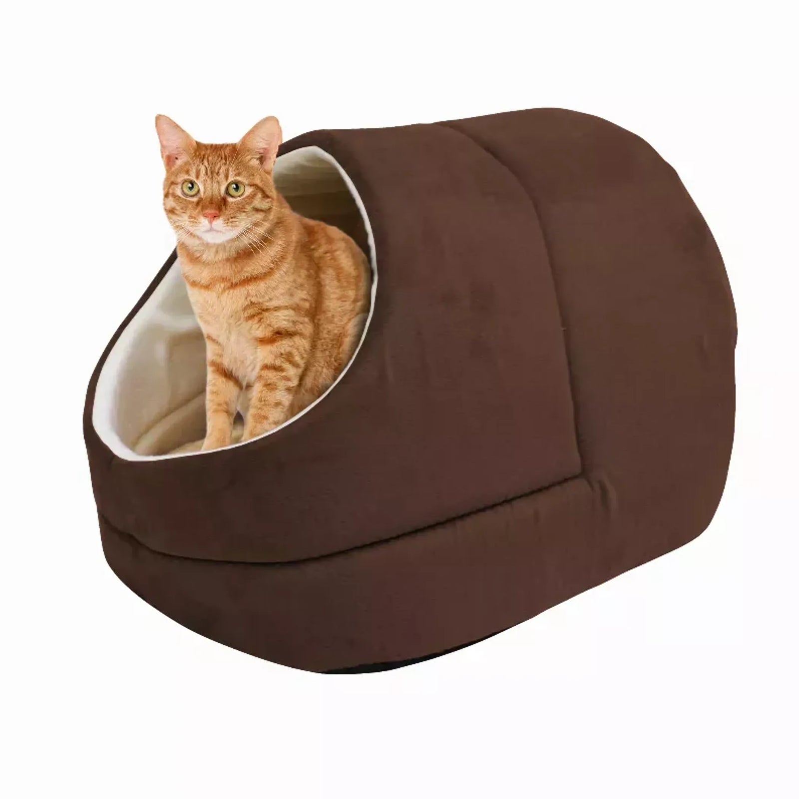 GOOPAWS Warming Cat Cave Bed for Indoor Cats | Cozy Cat Bed | Morvillo