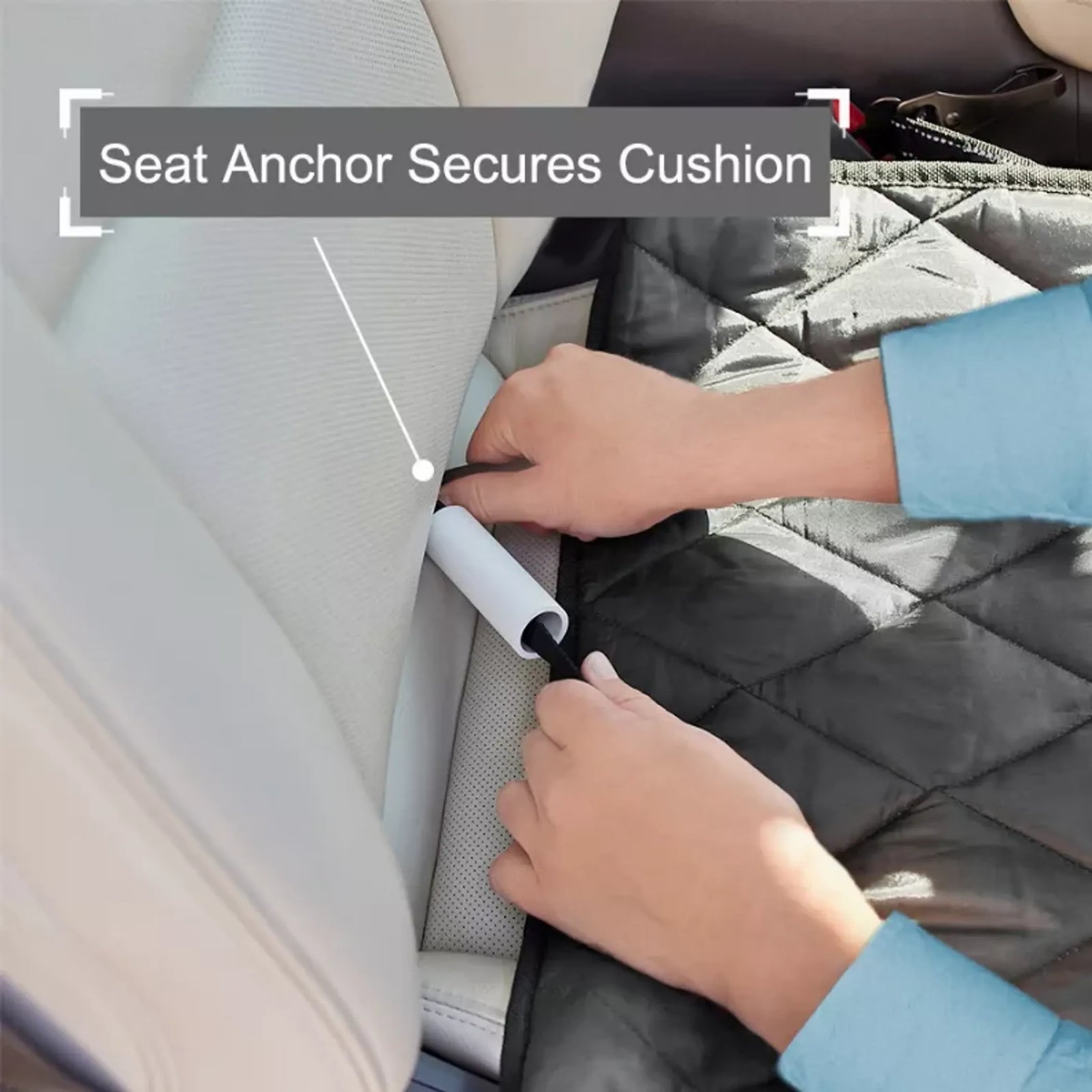 GOOPAWS Waterproof Front Car Seat Cover for Dogs | Pet Car Seat Protector | Morvillo