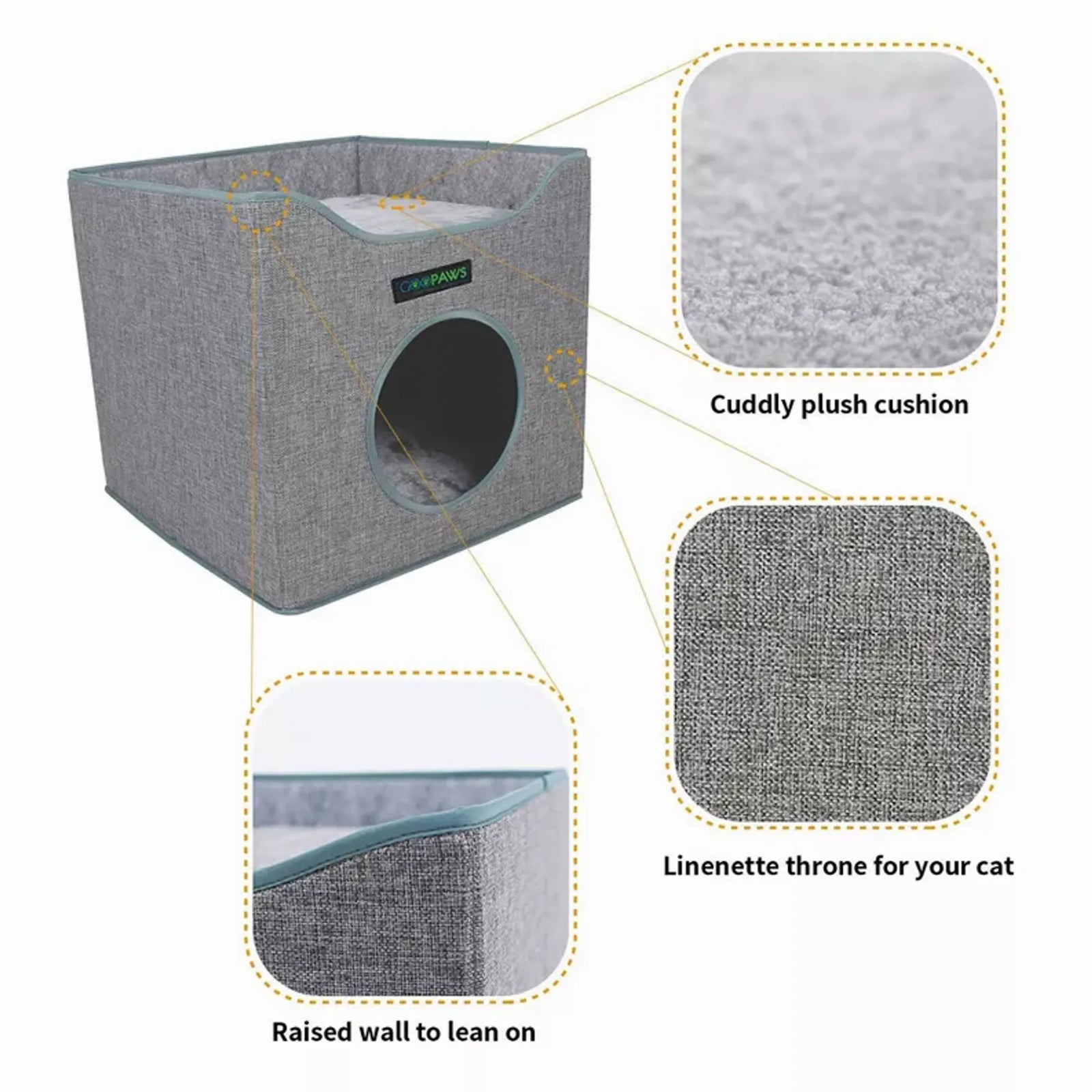 Foldable Cat Condo & Cave Bed for Cats | JESPET | Morvillo