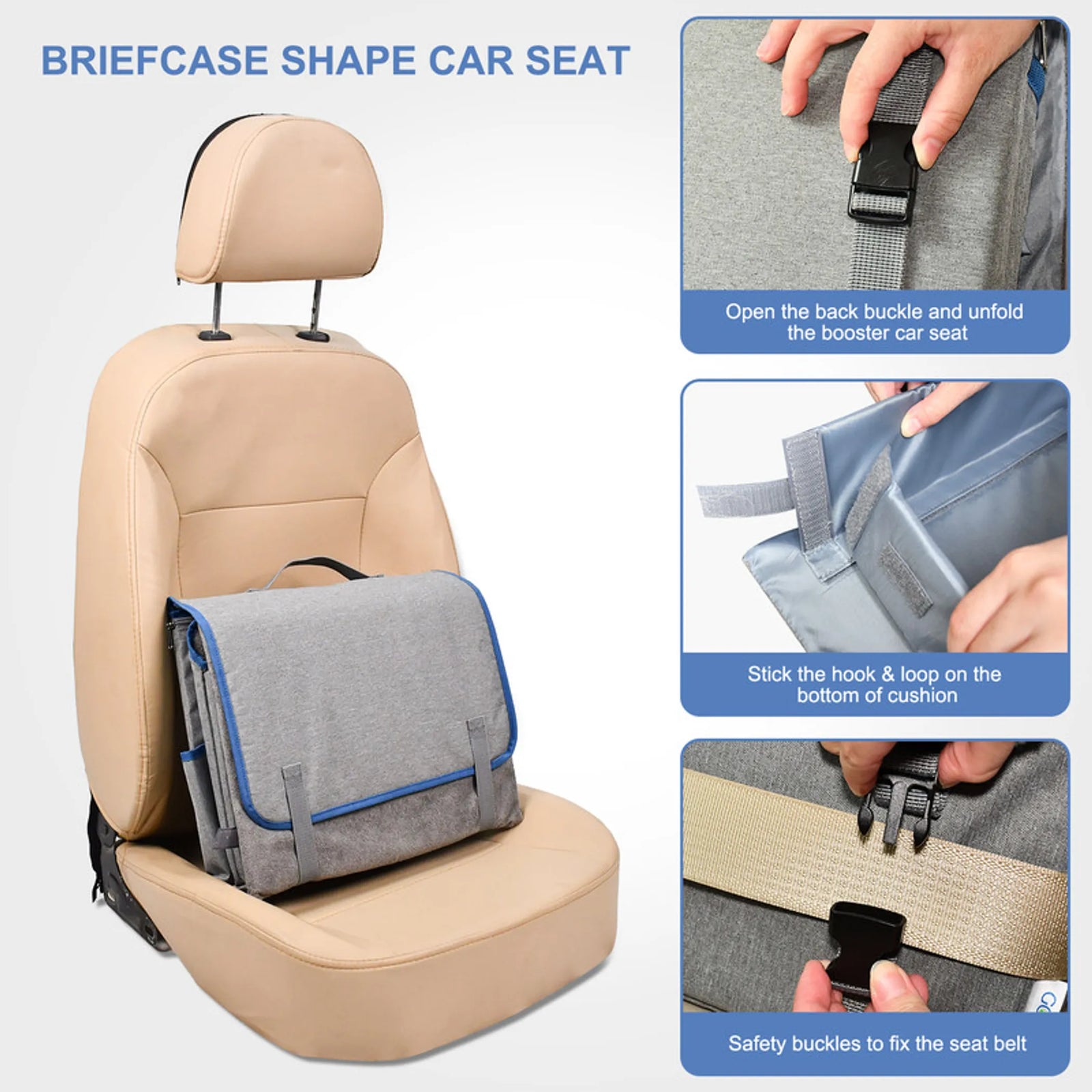 Dog Booster Car Seat for Small Dogs | Travel Safety Seat | Morvillo