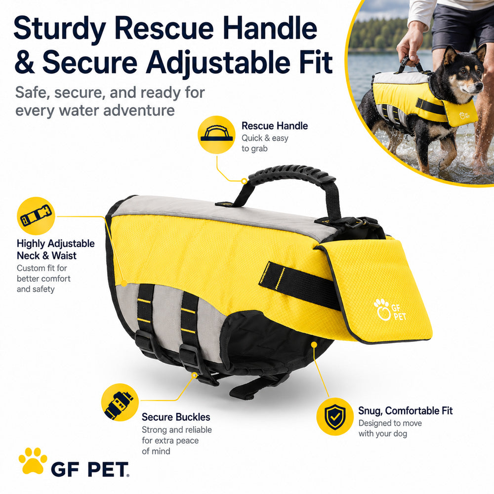 GF Pet Dog Life Vest adjustable waterproof safety vest