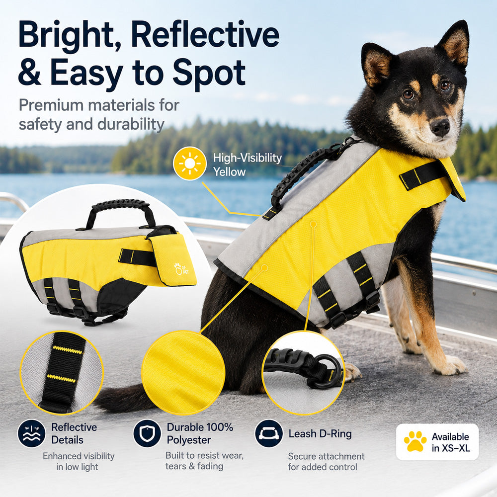 GF Pet Dog Life Vest adjustable waterproof safety vest