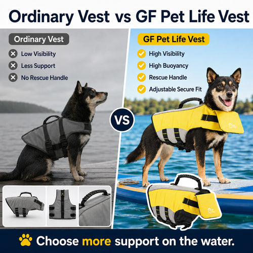 GF Pet Dog Life Vest adjustable waterproof safety vest