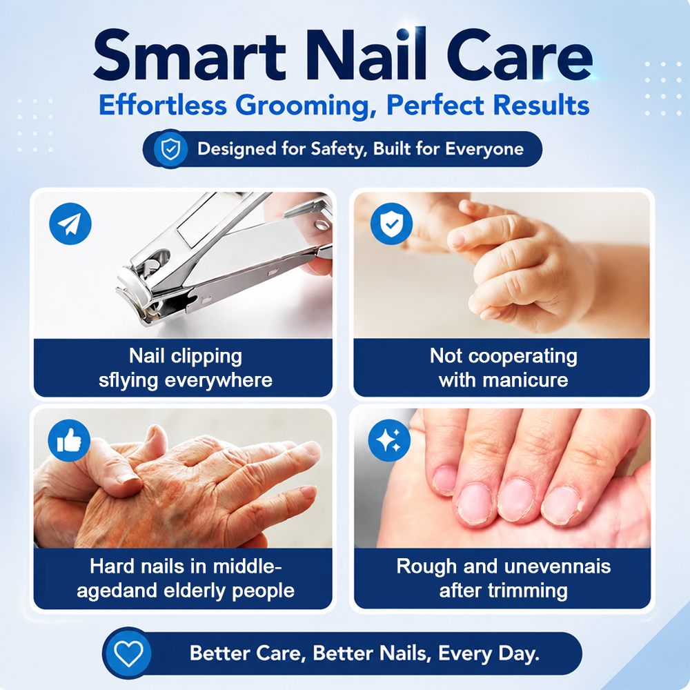 Rechargeable 2-in-1 Electric Nail Clipper & Polisher