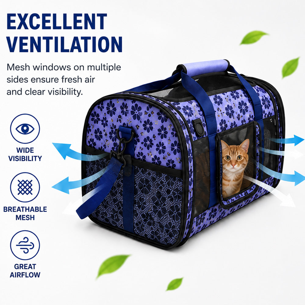 GOOPAWS Airline Approved Pet Carrier for dogs and cats