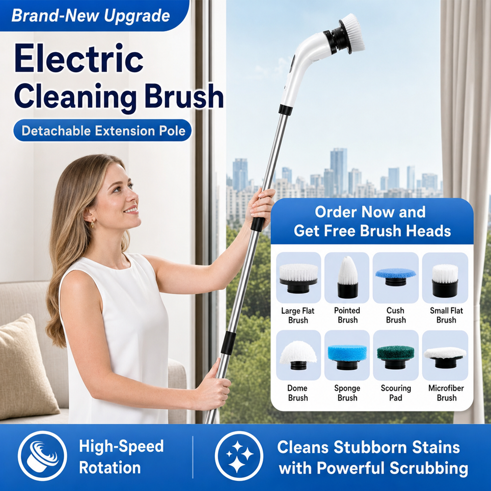 9-in-1 Rechargeable Electric Cleaning Brush