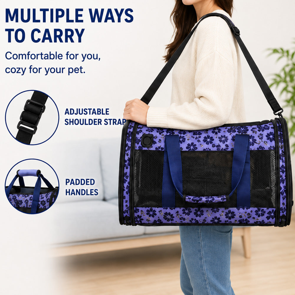GOOPAWS Airline Approved Pet Carrier for dogs and cats