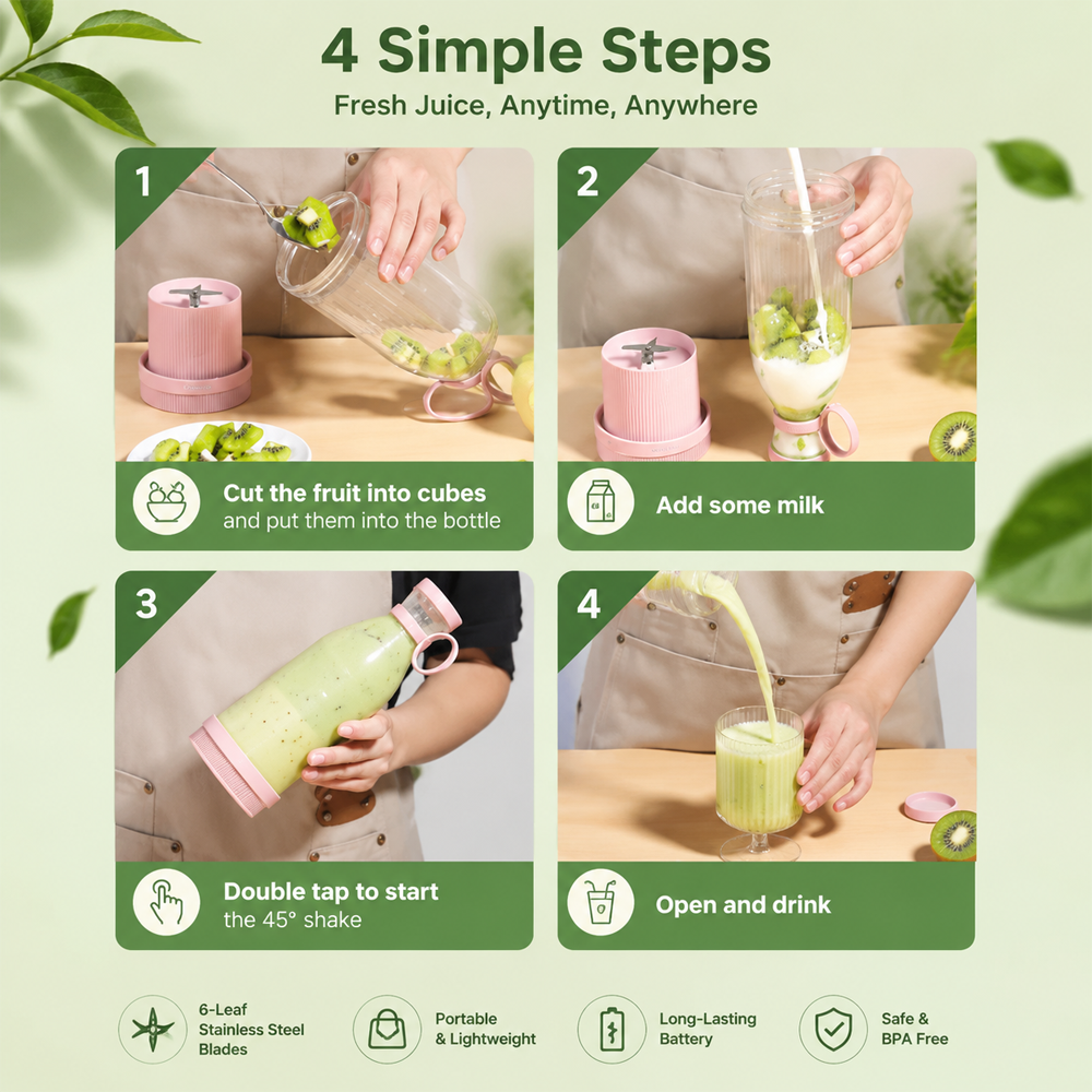 Portable Rechargeable Juicer Blender