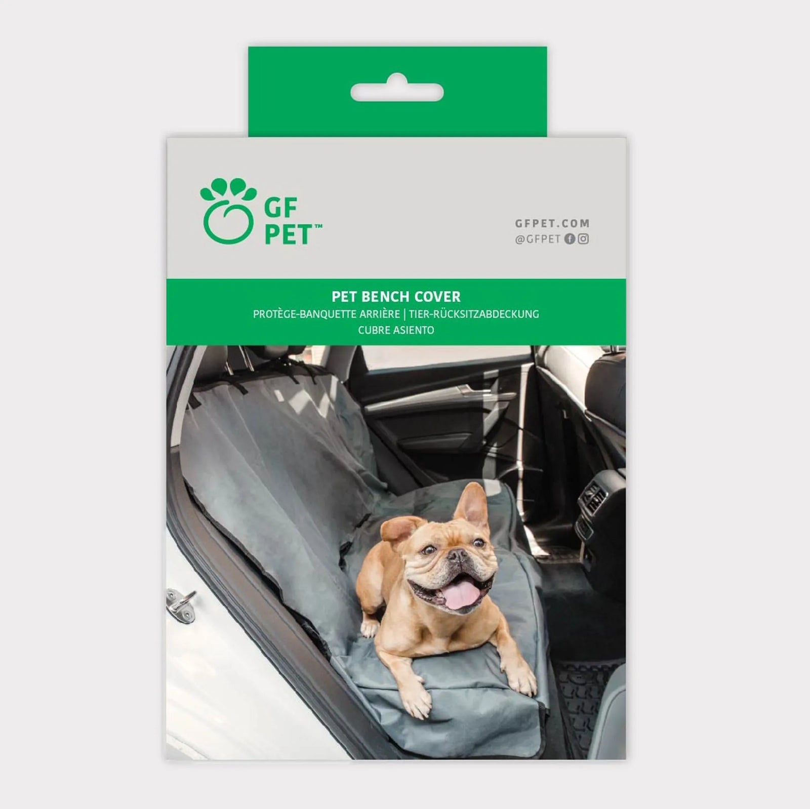 Waterproof Dog Bench Seat Cover for Cars | Back Seat Protector | Morvillo