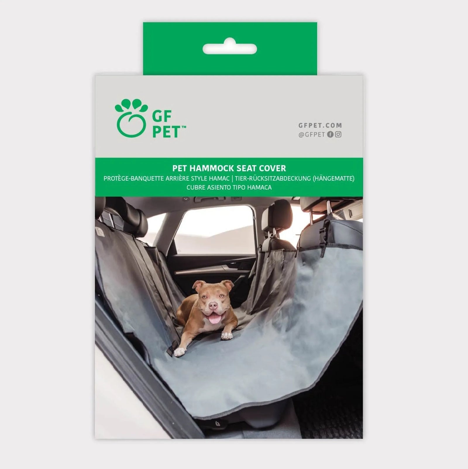 Waterproof Dog Hammock Seat Cover for Cars | Pet Back Seat Protector | Morvillo