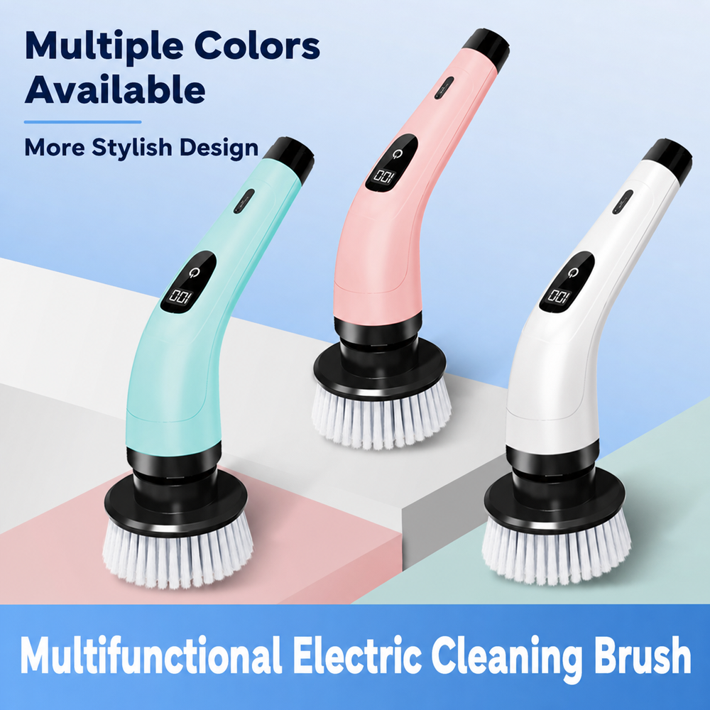 9-in-1 Rechargeable Electric Cleaning Brush | Morvillo