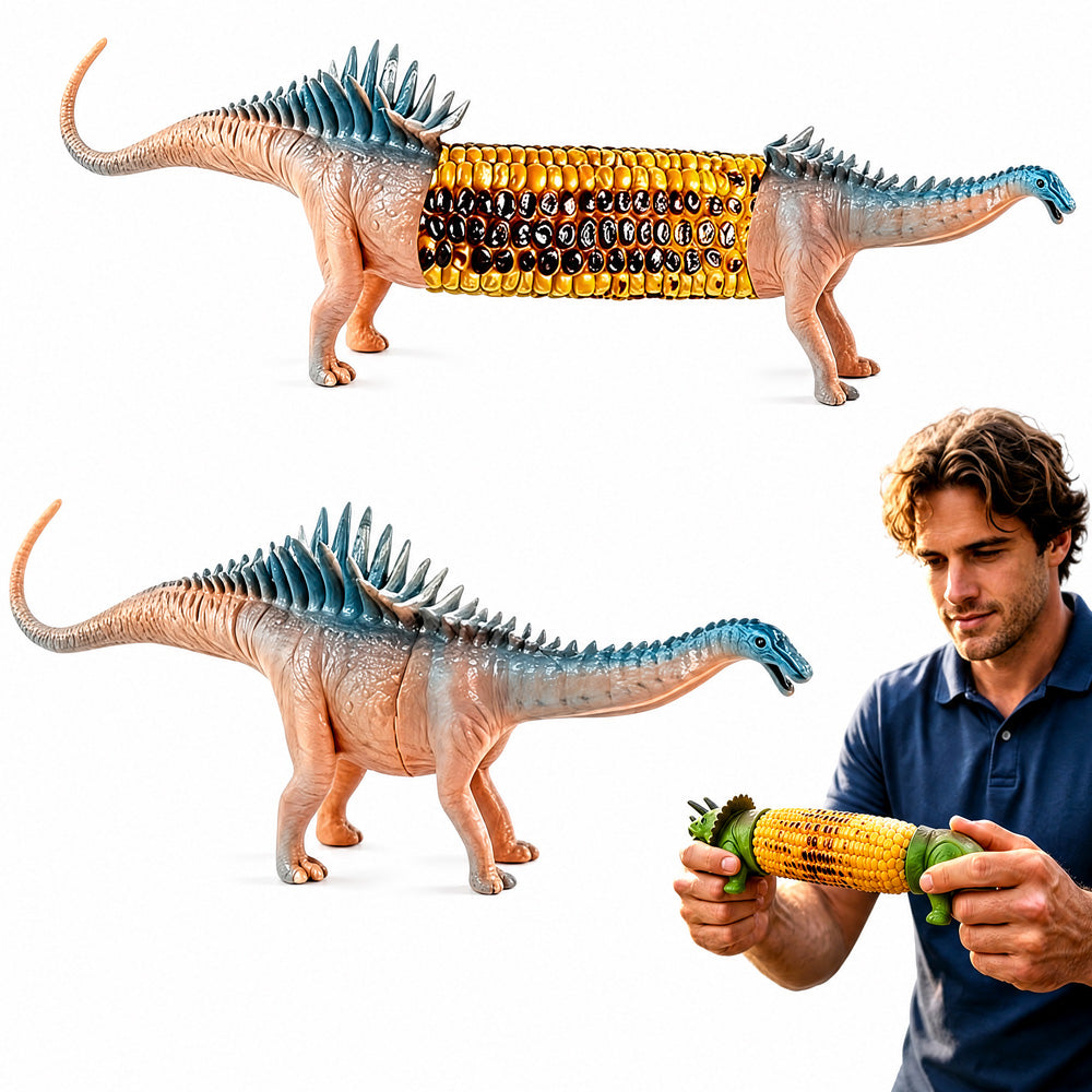 Dinosaur Corn Cob Holders – T-Rex BBQ Fun Tool