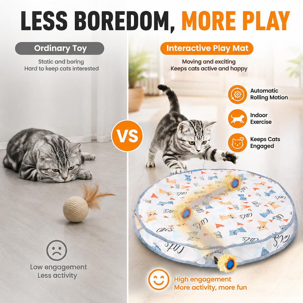 Rechargeable Cat Toy Ball for interactive cat play
